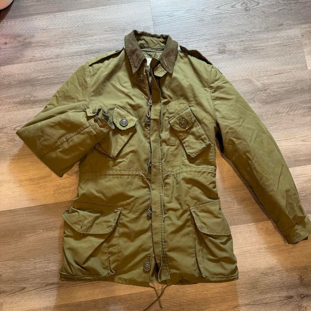 Unbranded Men's Khaki and Green Jacket